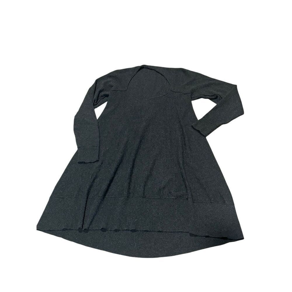 Sundance cashmere charcoal gray Isabella sweater dress tunic S